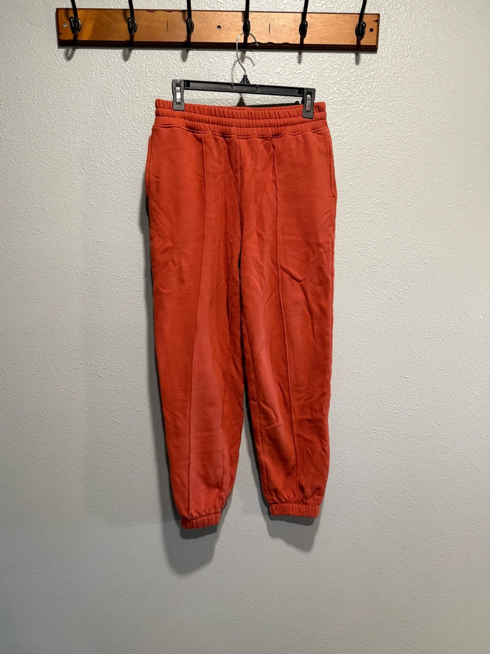 Double Zero Jogger Track Pants in Orange Size Small